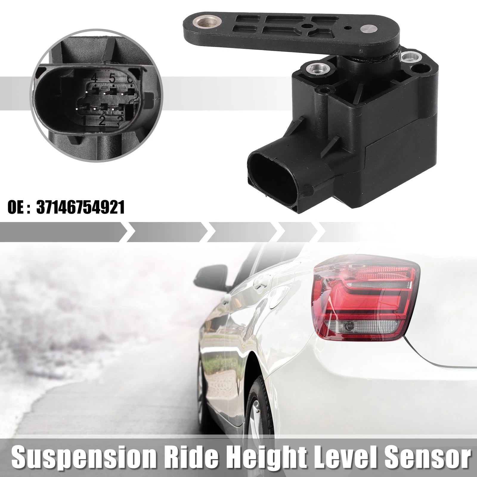 Air Suspension Ride Height Level Sensor Rear Left for BMW X5 3.0i (2010–2018)