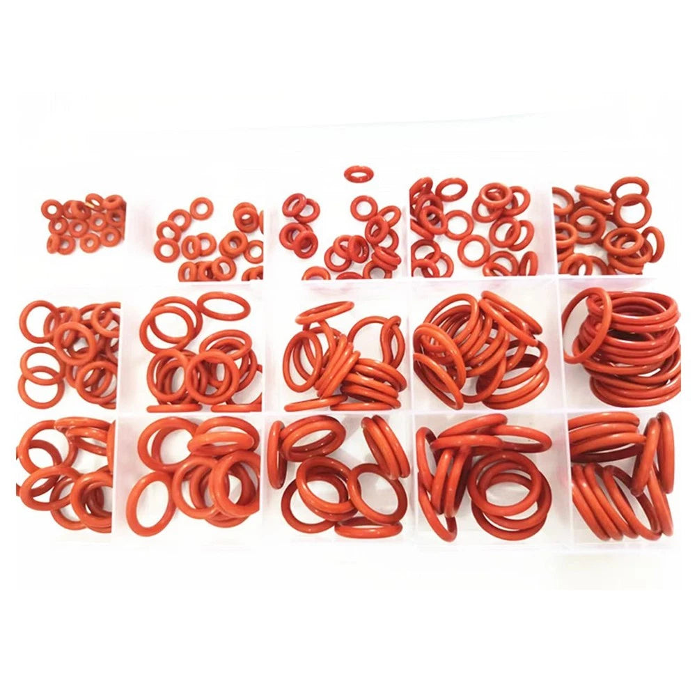 225 Piece O Ring Rubber Kit for Diverse Applications