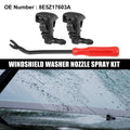 Front Windshield Washer Nozzle Kit 3 Piece for Mercury Milan (2008–2011)