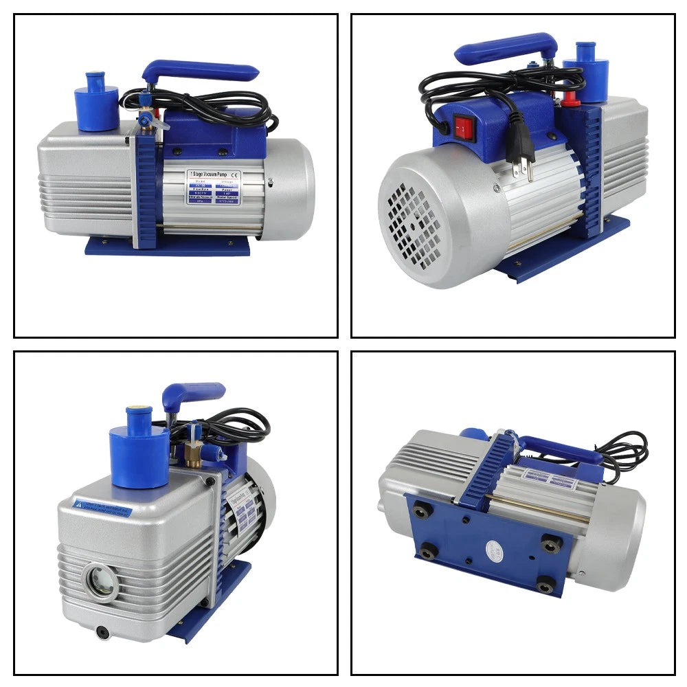 Single-Stage Rotary Vane HVAC Air Vacuum Pump for R22 Systems