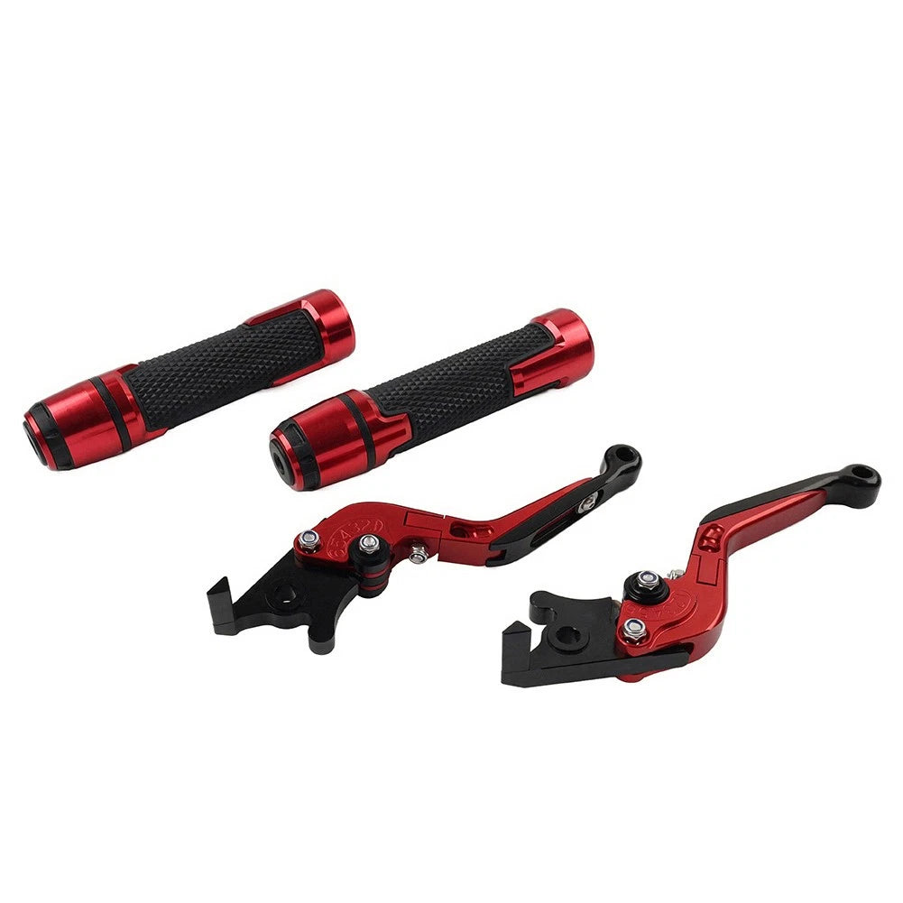 Adjustable Brake Clutch Lever Grip Set for Kawasaki ZX10R (2016–2023)