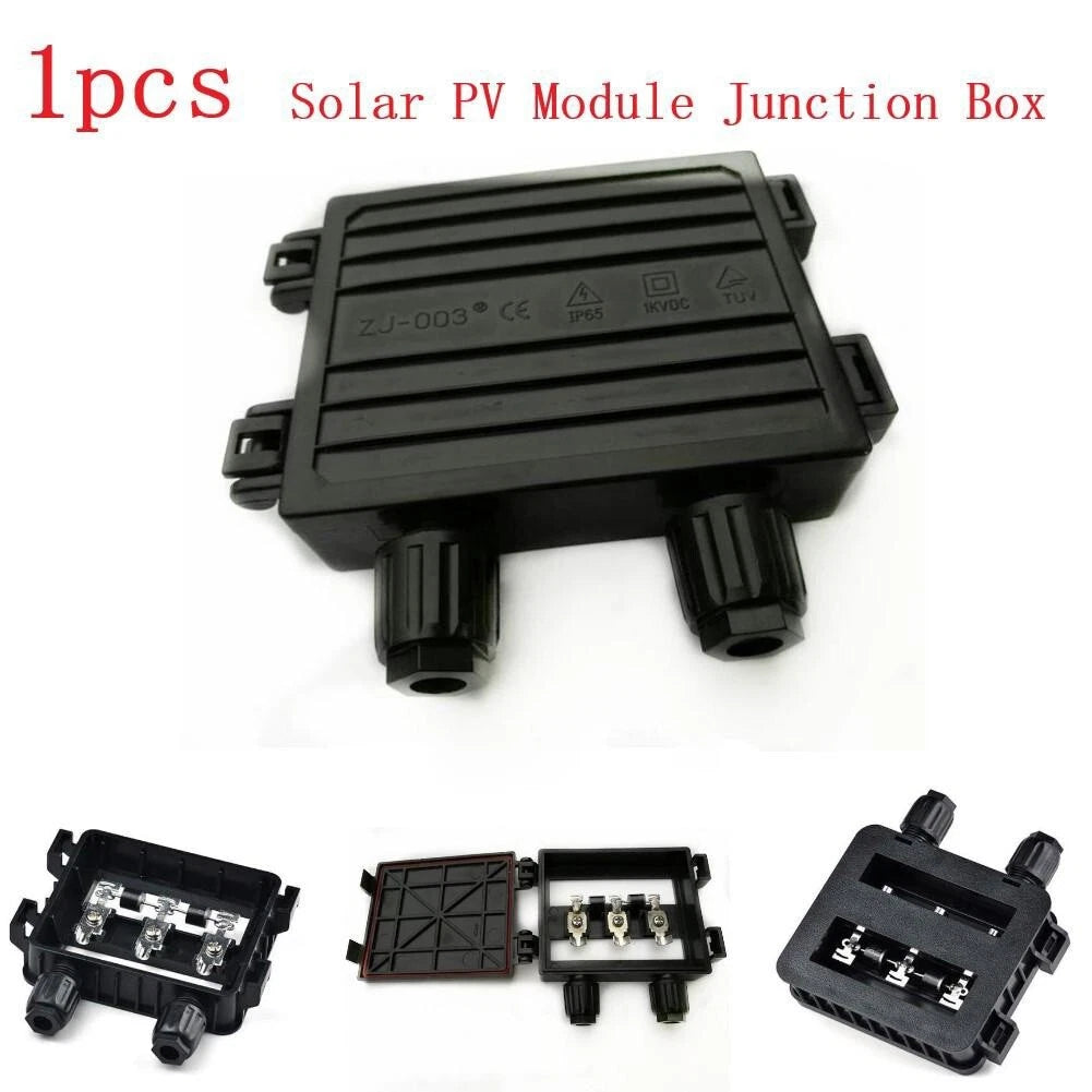 2X Junction Box with 2 Diodes for Solar Panel 50W-120W 6A