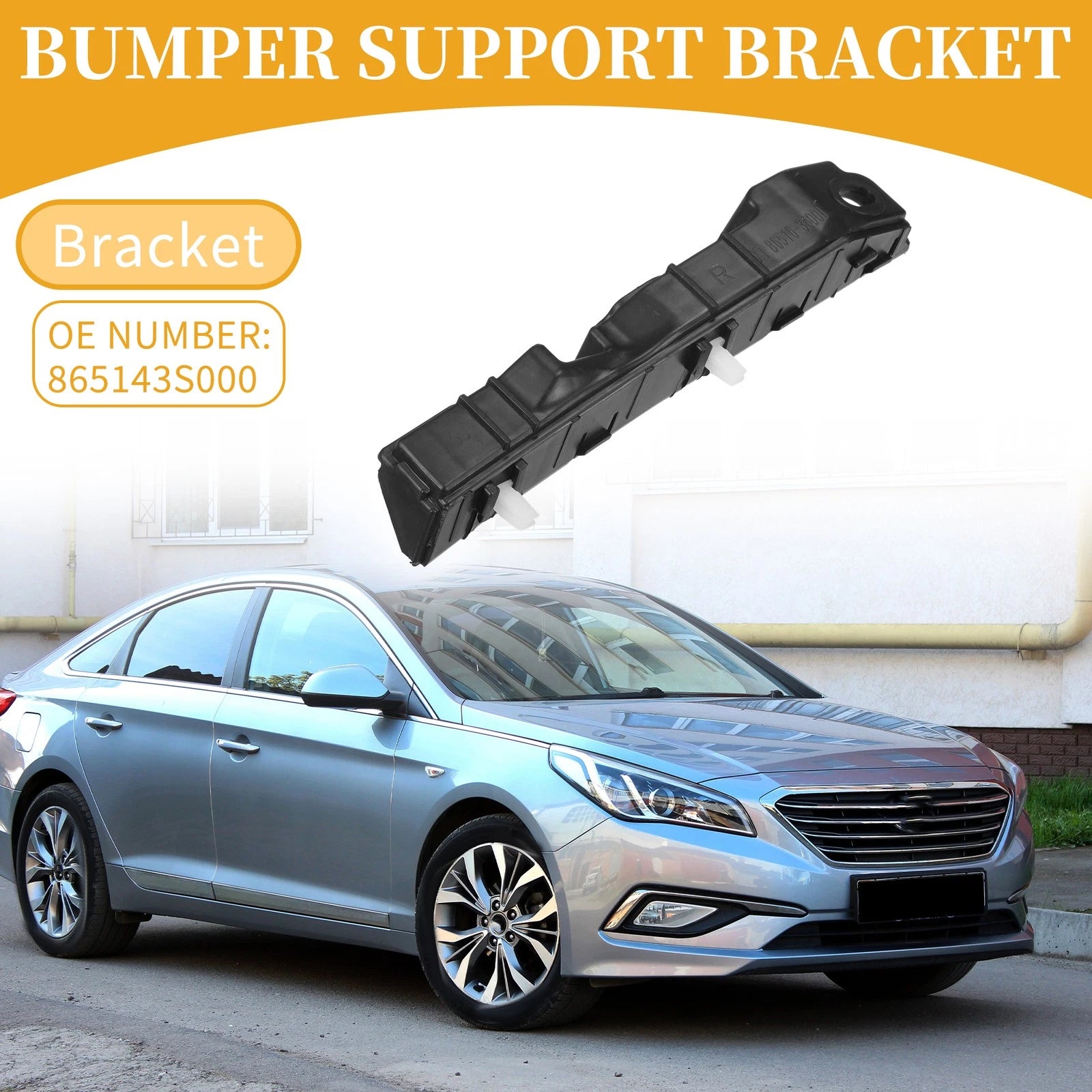 Front Right Bumper Support Bracket Replacement for Hyundai Sonata (2011–2015)