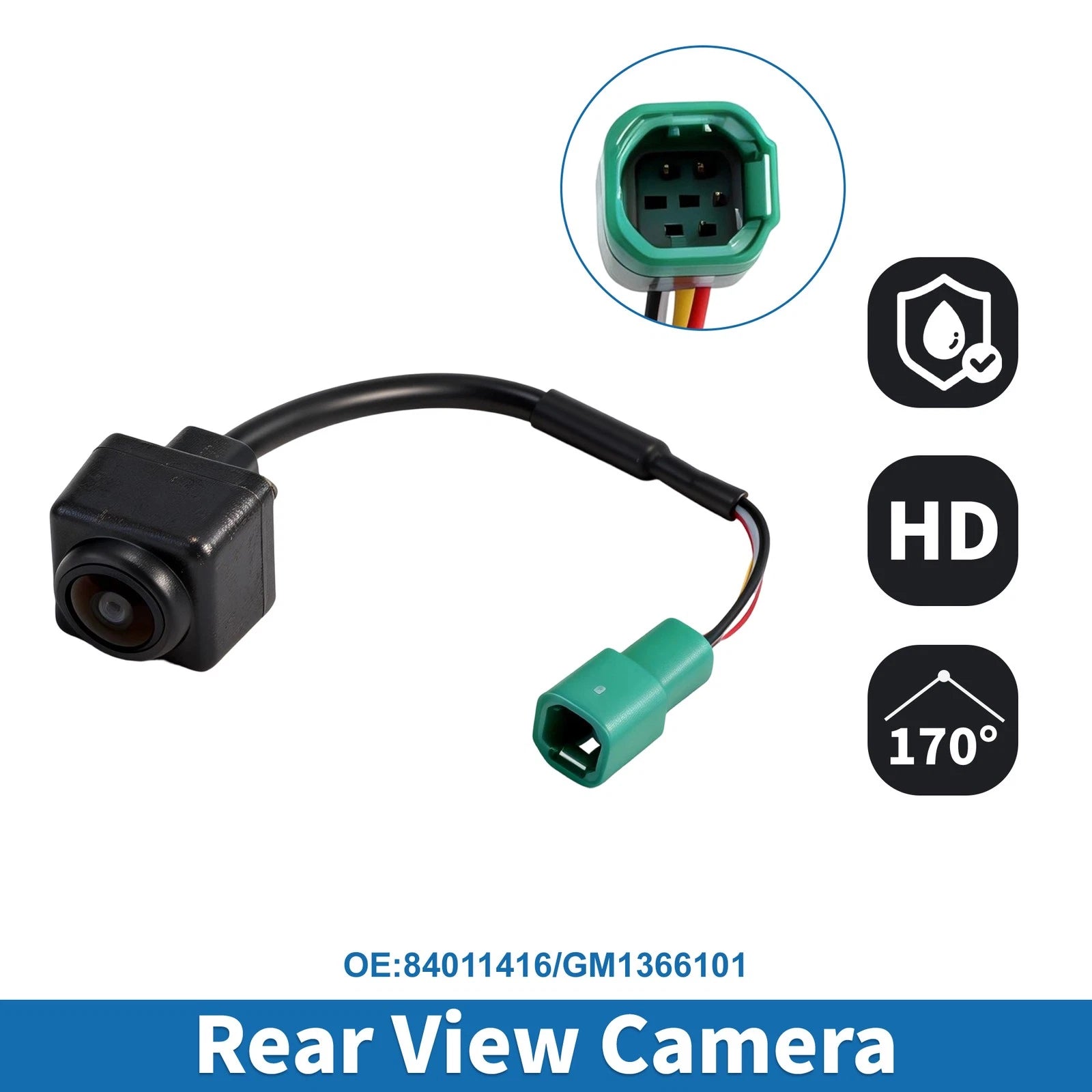 Rear View Backup Assist Camera Replacement for Cadillac Escalade (2016–2020)