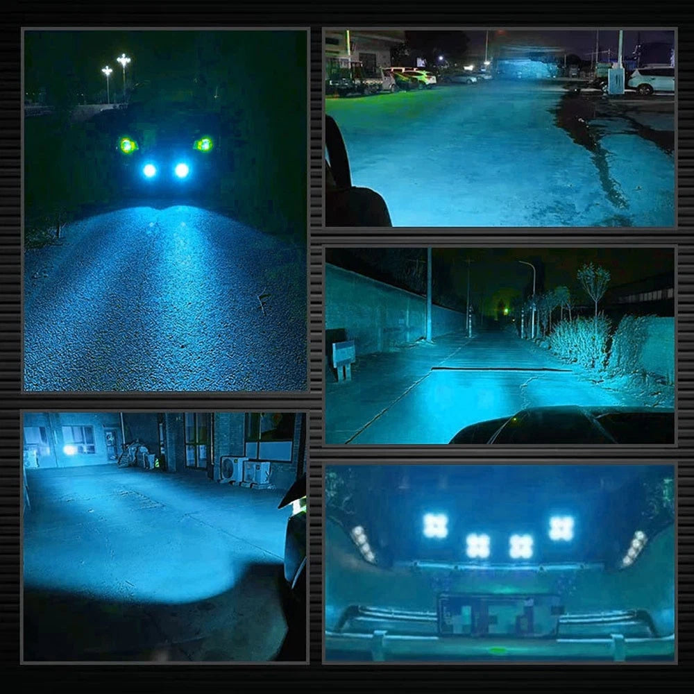 2X 3" LED Cube Pods Work Light for Offroad SUV (Fits )