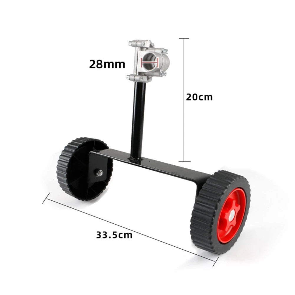 Adjustable Height Support Wheels for Lawn Mower (Universal Fit)