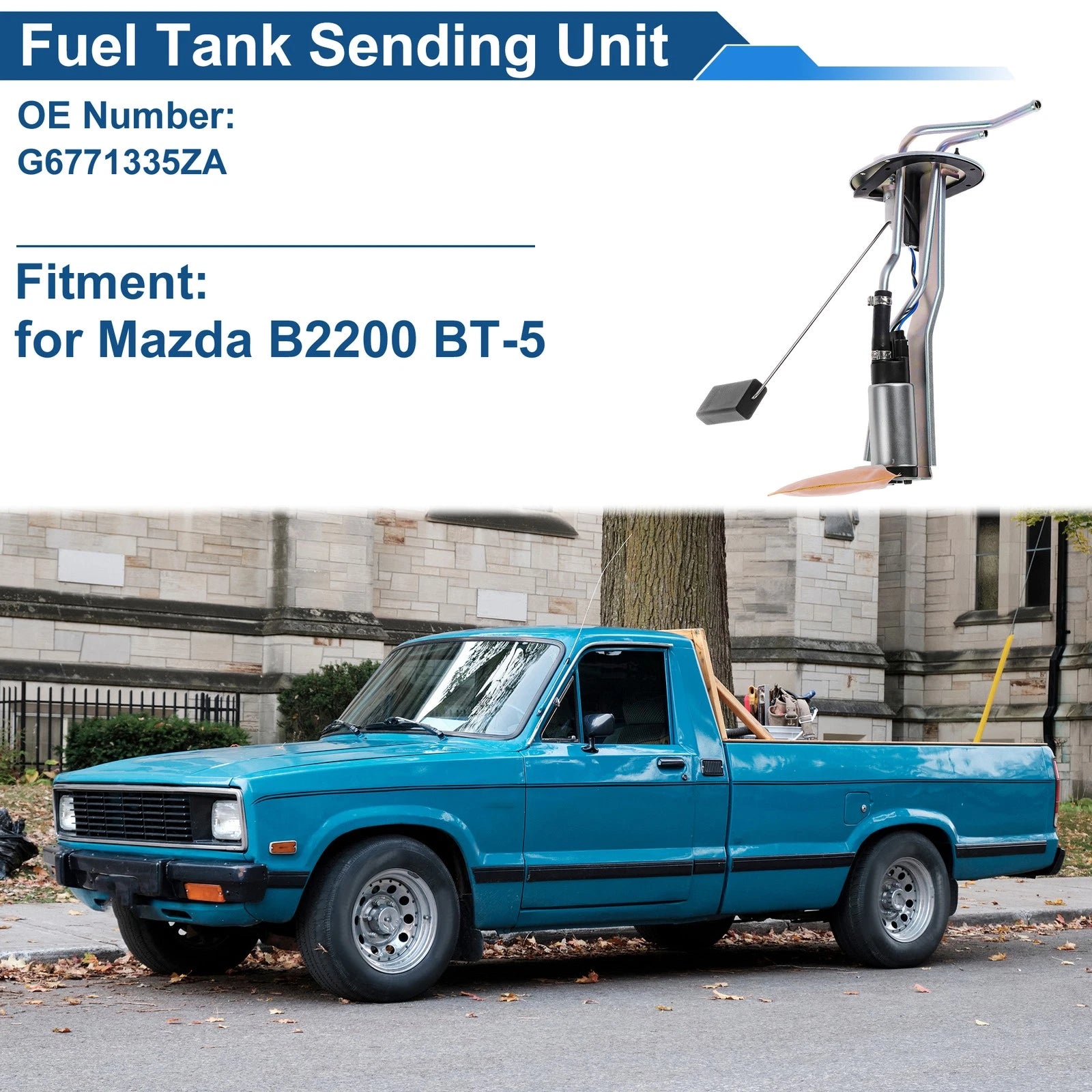 Fuel Level Sending Unit for Mazda B2200 BT-5 Replacement (1985–1999)