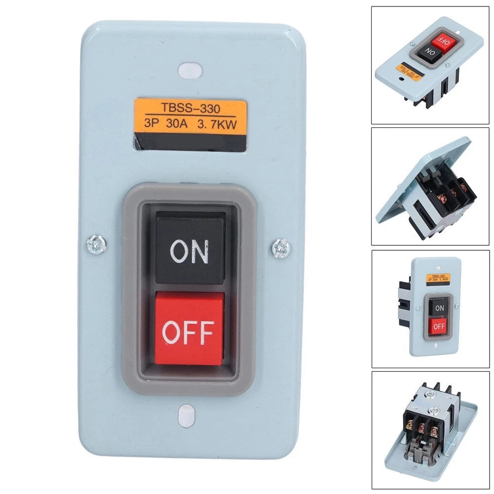 Metal Plate Push Button Switch for Motor Control (3-7KW)
