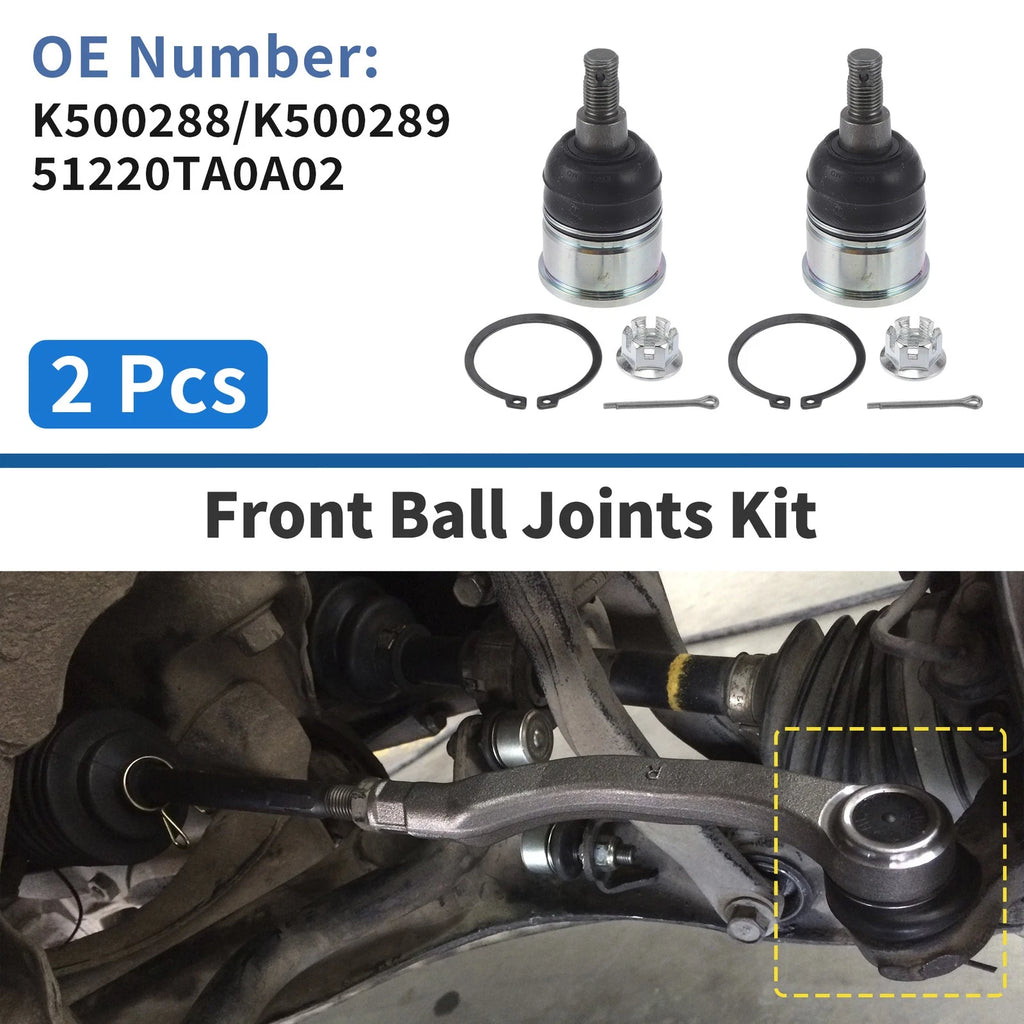 Front Lower Ball Joints Replacement Pair for Honda Acura (2008–2012)