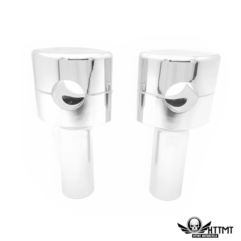 1" Mounting Handlebar Riser Clamp for Harley Bobber Chopper
