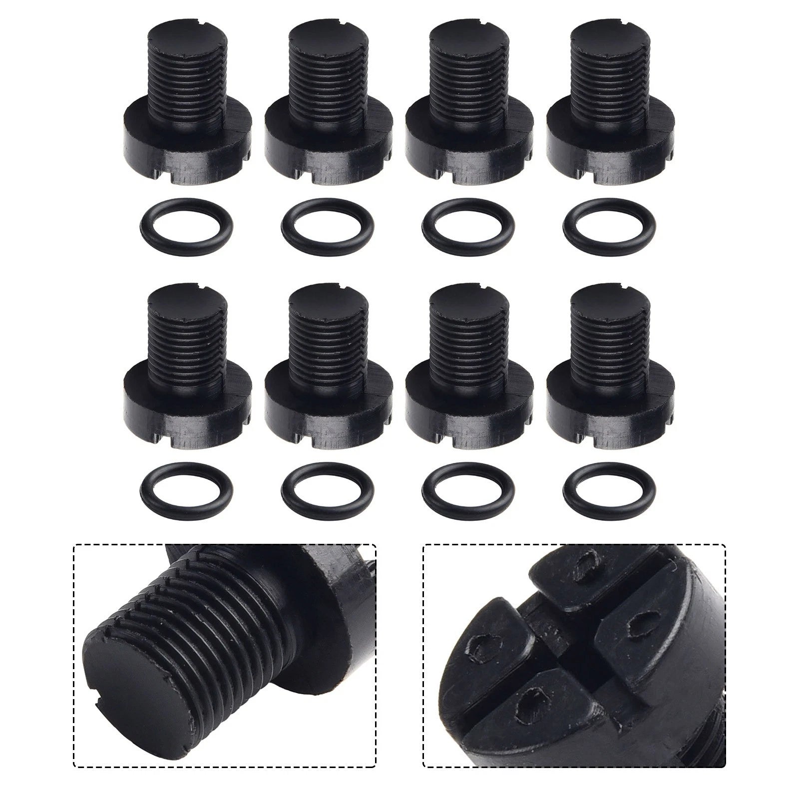 8Pcs Bleed Screw for Coolant Expansion Tank (Universal)