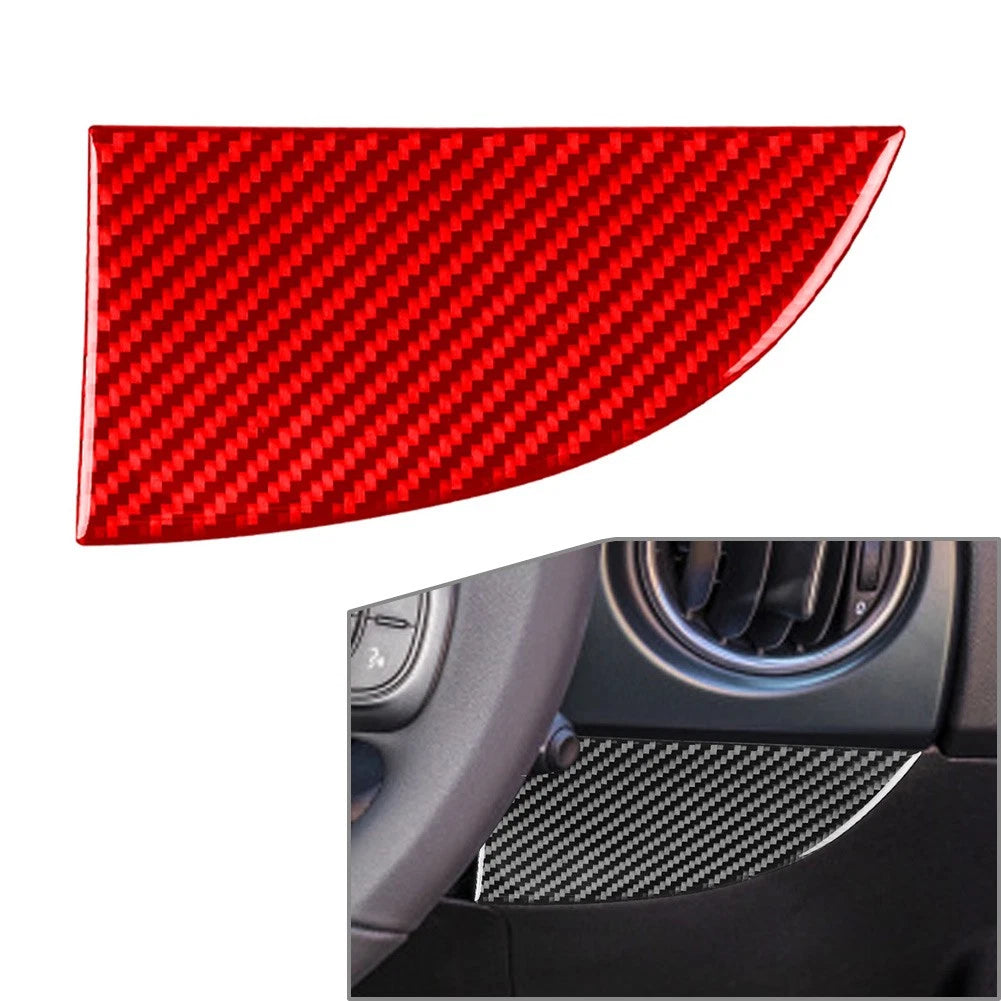 Inner Below Driver Side Air Vent Panel Cover Trim for Fiat 500 (2012–2015) Red RHD