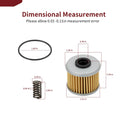 3X Oil Filter with O-Ring for Honda CRF250X CRF150R CRF250R CRF250RX CRF450 (2004–2023)
