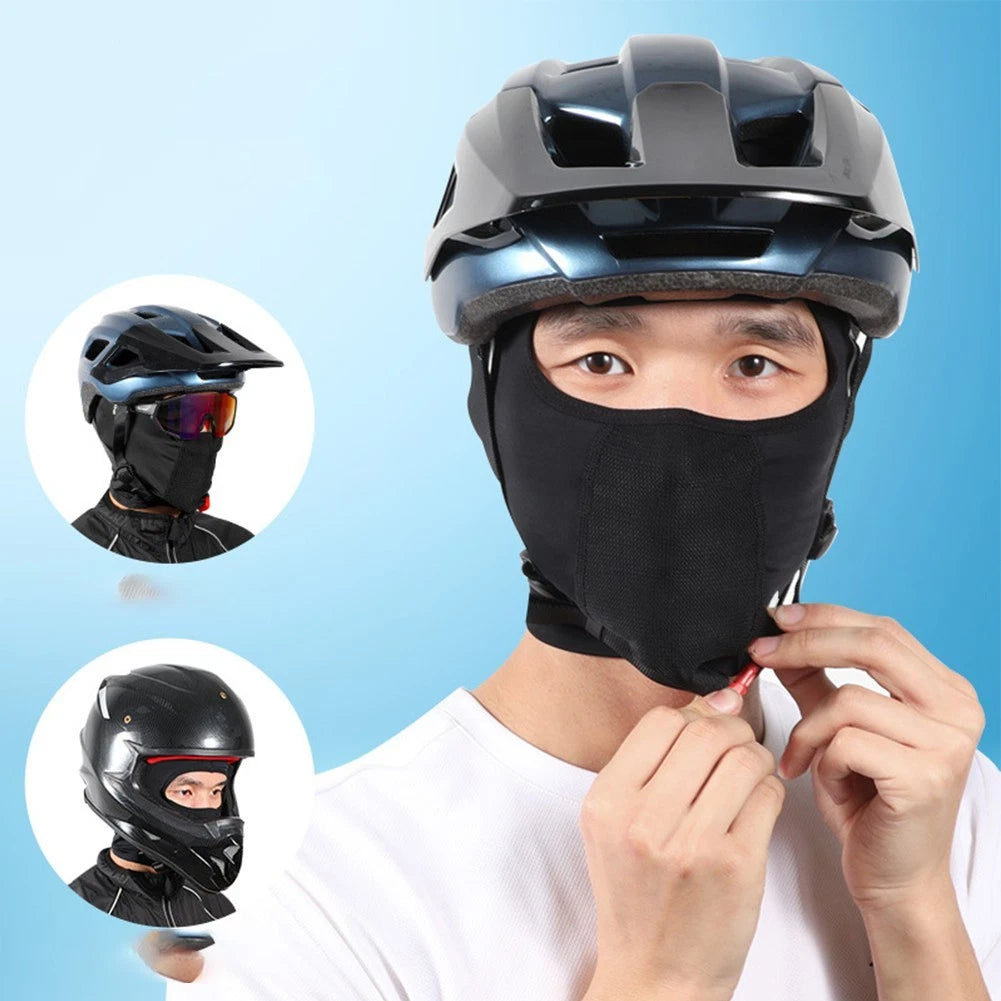 Cooling Ice Silk Hood for