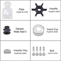 Water Pump Repair Kit for Yamaha Outboard 9.9 15 20 HP (63V-W0078-00)