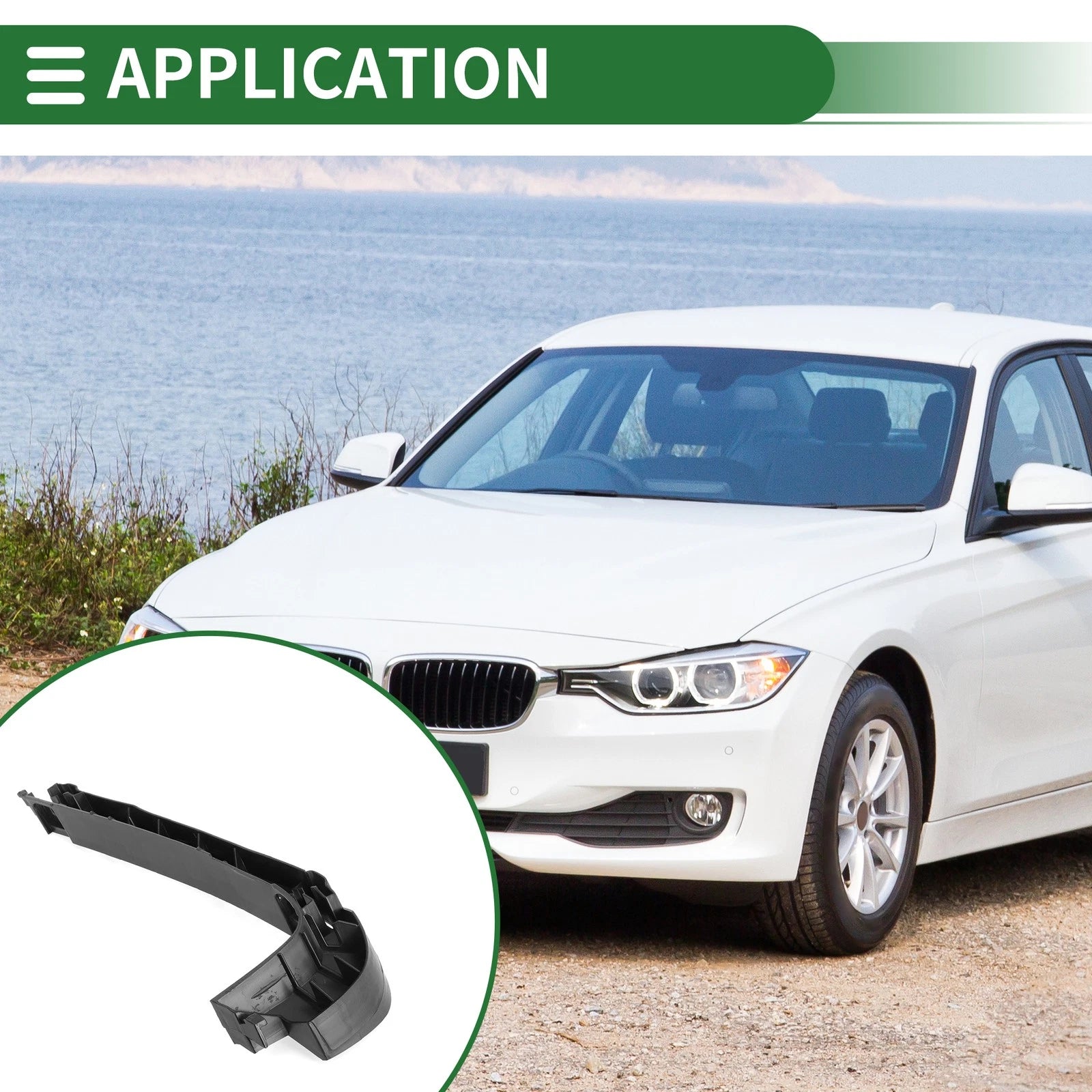 Left Front Bumper Retainer Bracket for BMW X5 E70 (2007–2010)