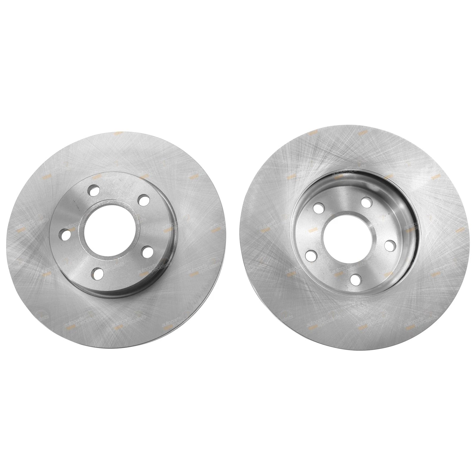 2 Front Disc Brake Rotors for Volvo C30 (2007–2012)