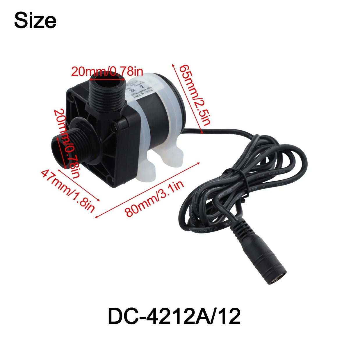 Brushless DC Pump for Aquarium (No specific years or models provided)