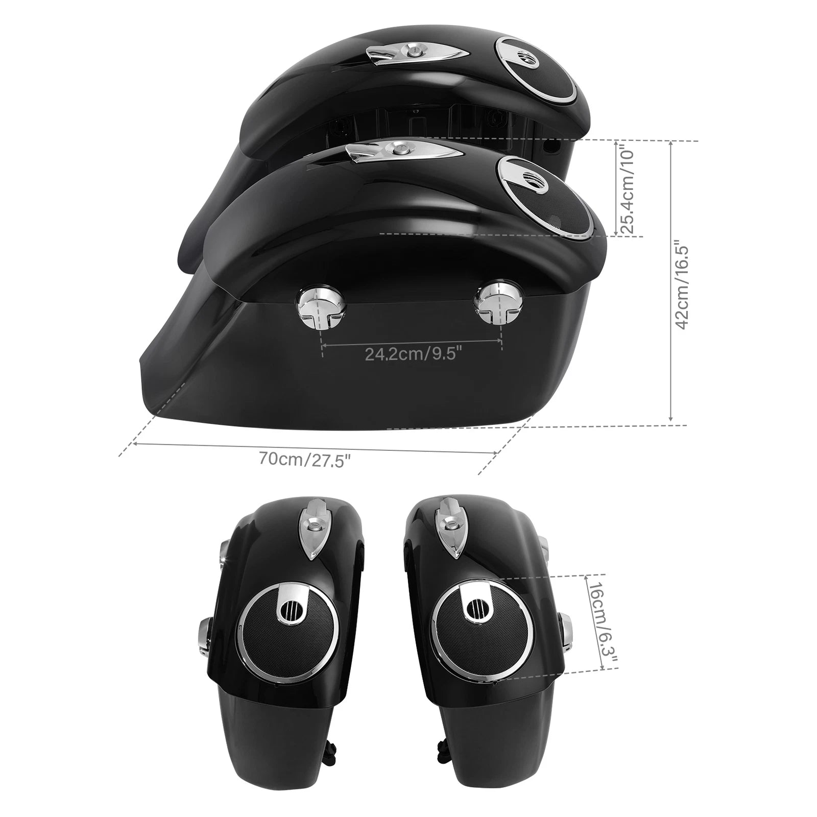 Electronic Latch Audio Lid for Indian Roadmaster (2015–2023)