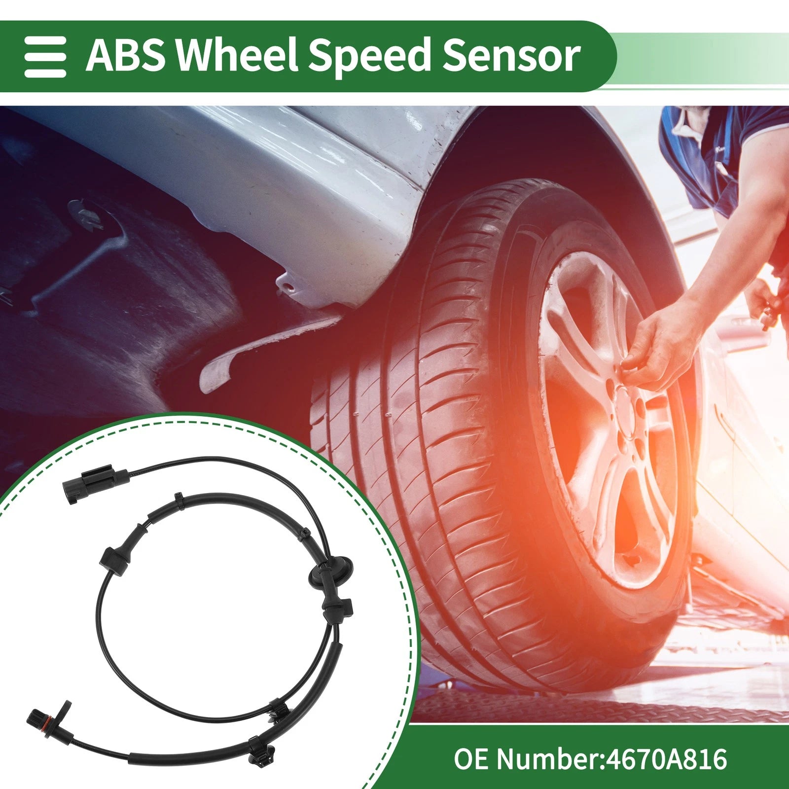 ABS Wheel Speed Sensor Replacement for Mitsubishi Outlander Sport (2011–2022)