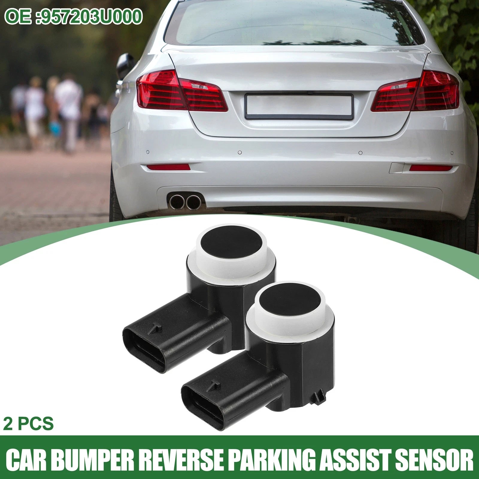 2pcs Rear Park Assist Object Sensor Replacement for Hyundai 1.7L (2017–2019)