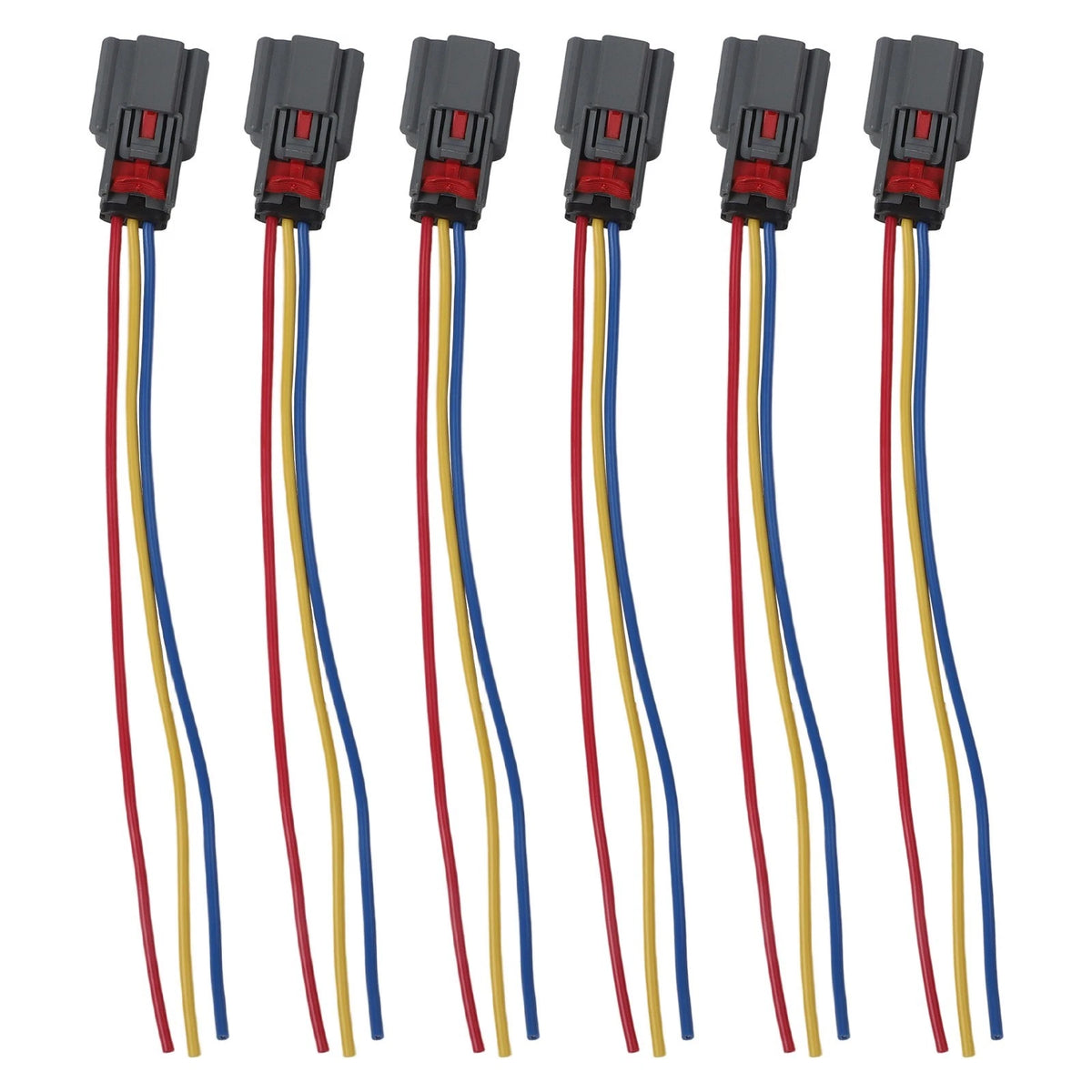 6Pcs Connector Harness for Ford Vehicles Compatible with Several Models