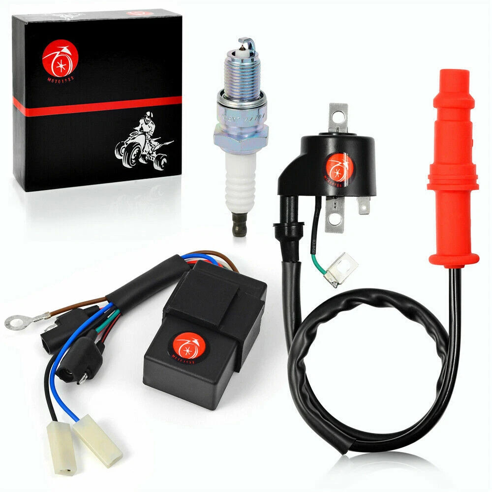 Ignition Coil CDI Relay Regulator Spark Plug for Polaris Sportsman 500 (1996–2001)