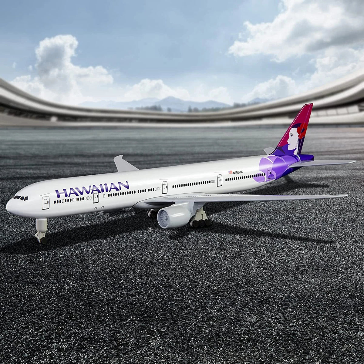 Alloy Diecast Airplane Model for Hawaii B777 (1/300 Scale)