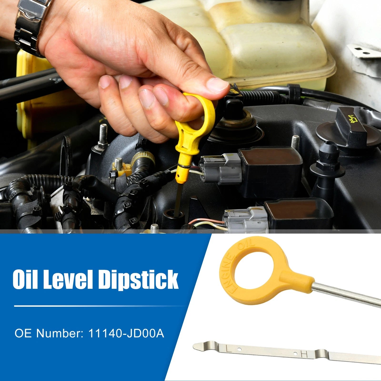 Engine Oil Level Indicator Dipstick for Nissan X-Trail (2010) No.11140-JD00A