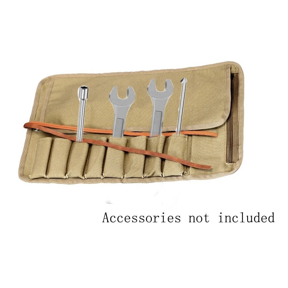 Roll Up Tool Bag for Carving Tools Wrenches Screwdrivers (45x26cm)