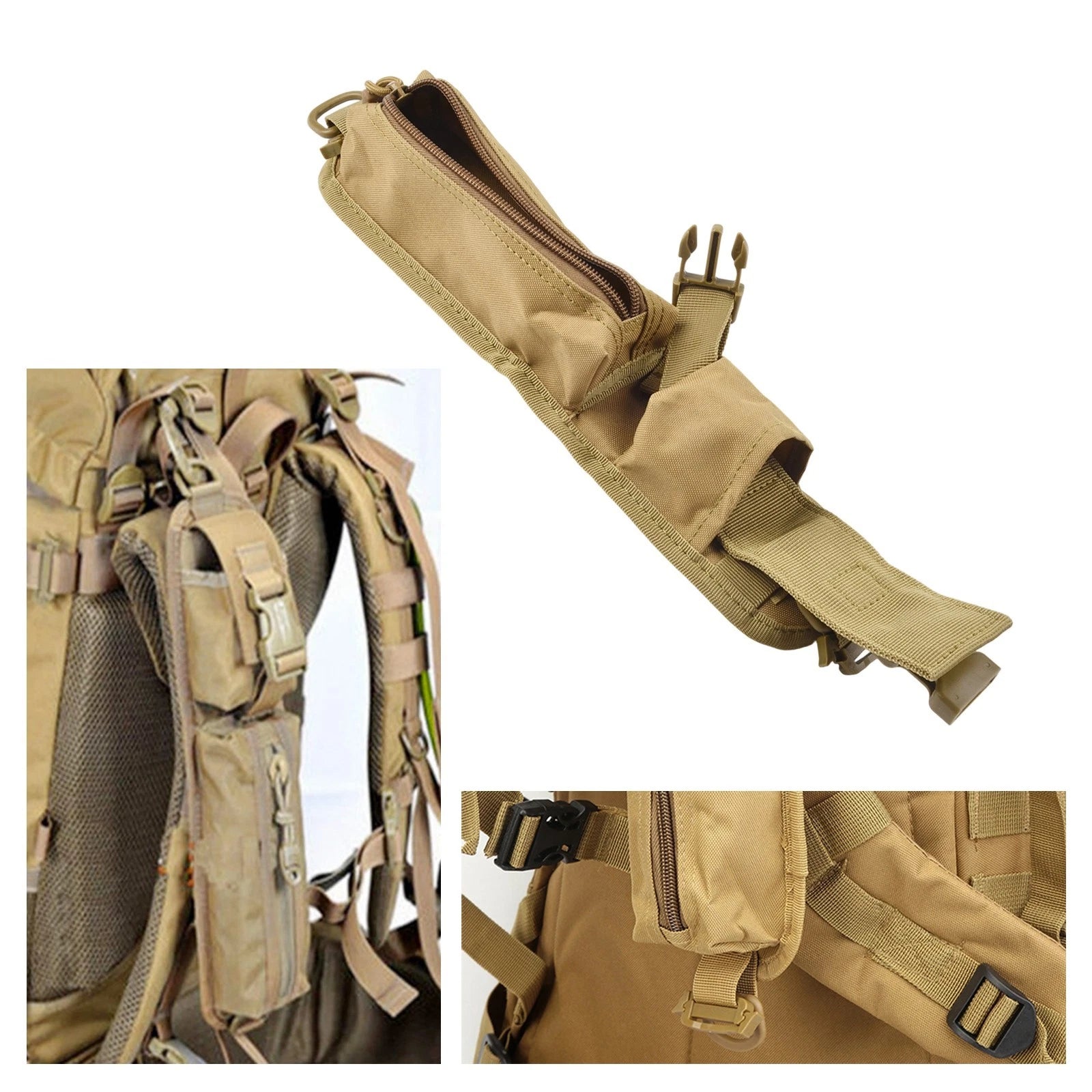 2X Backpack Strap Tool Bag for Hiking Camping Travel Accessories