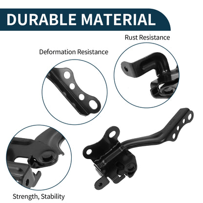 Hood Hinges Front Bonnet Bracket Replacement for Toyota Prius C (2012–2018)