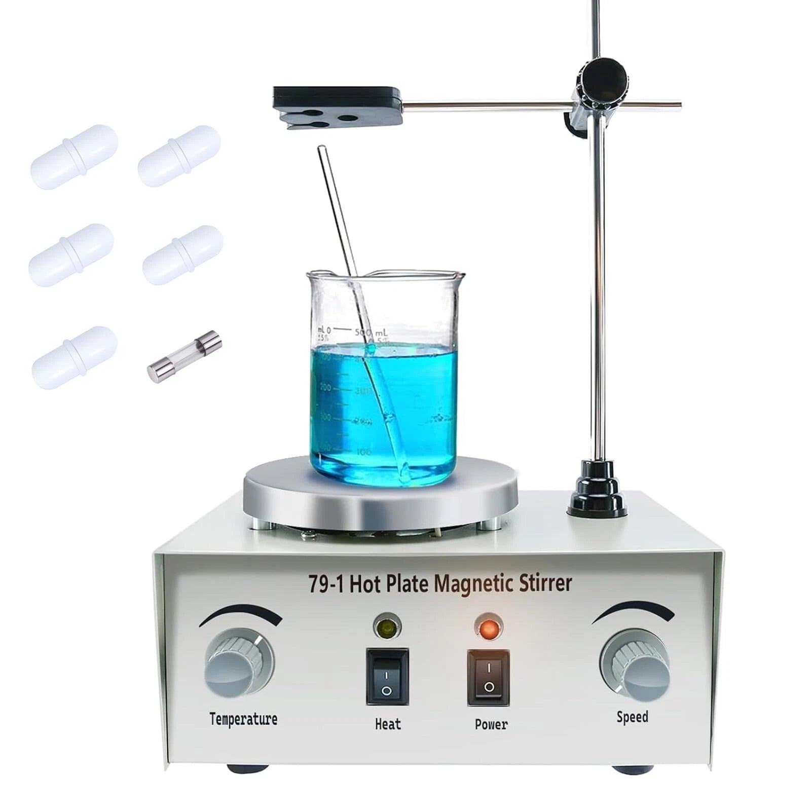 Digital Hot Plate Magnetic Stirrer for Lab Heating Mixer (1000mL)