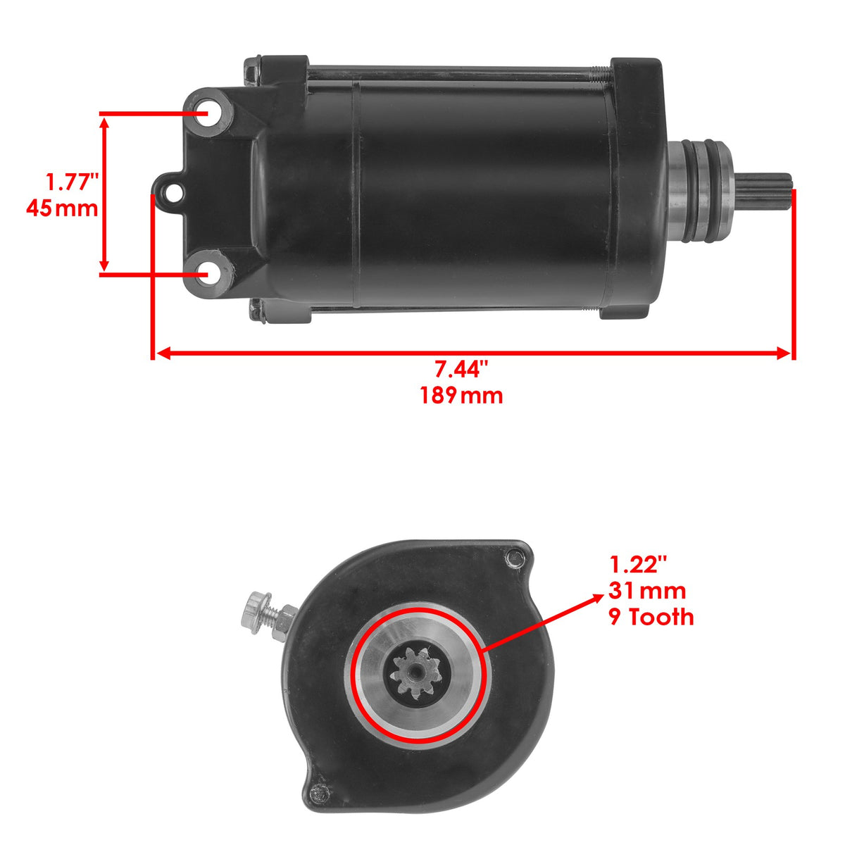 Starter Replacement for Kawasaki Jetski JT1200 STX-12F 2003–2007