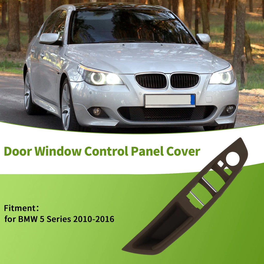 Front Left Side Window Switch Bezel Cover for BMW 5 Series (2010–2016)