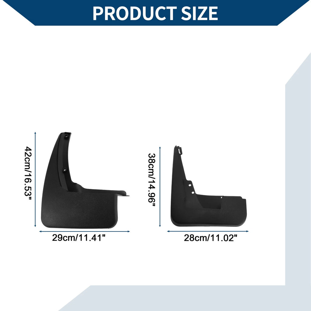 Mud Flaps Splash Guards 1 Set Replacement for Mercedes GL350 GL450 (2008–2012)