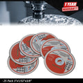 25 Pcs Cut Off Wheels for Die Grinder (3"x1/32"x3/8")