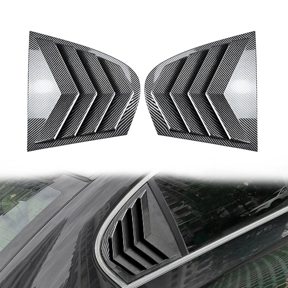 Rear Window Shutter Louver Cover Trim for BMW 5 Series E60 E61 (2004–2010)