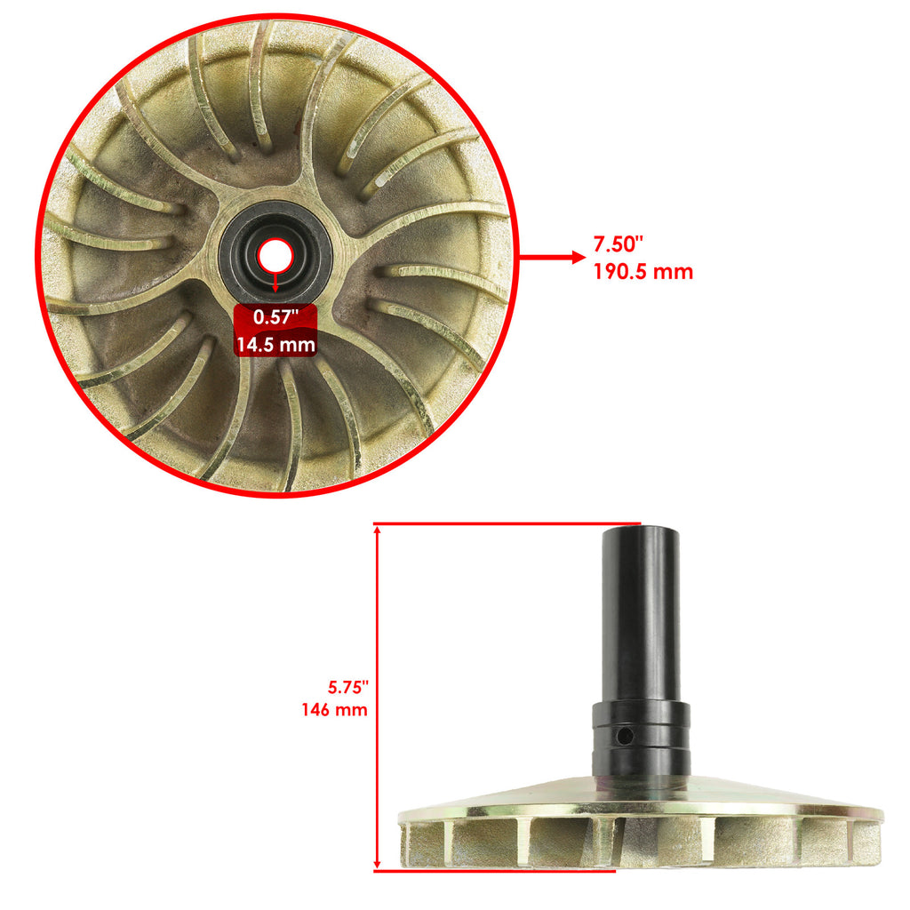 Drive Clutch Inner Half Replacement for Can-Am Renegade 1000 2012–2025