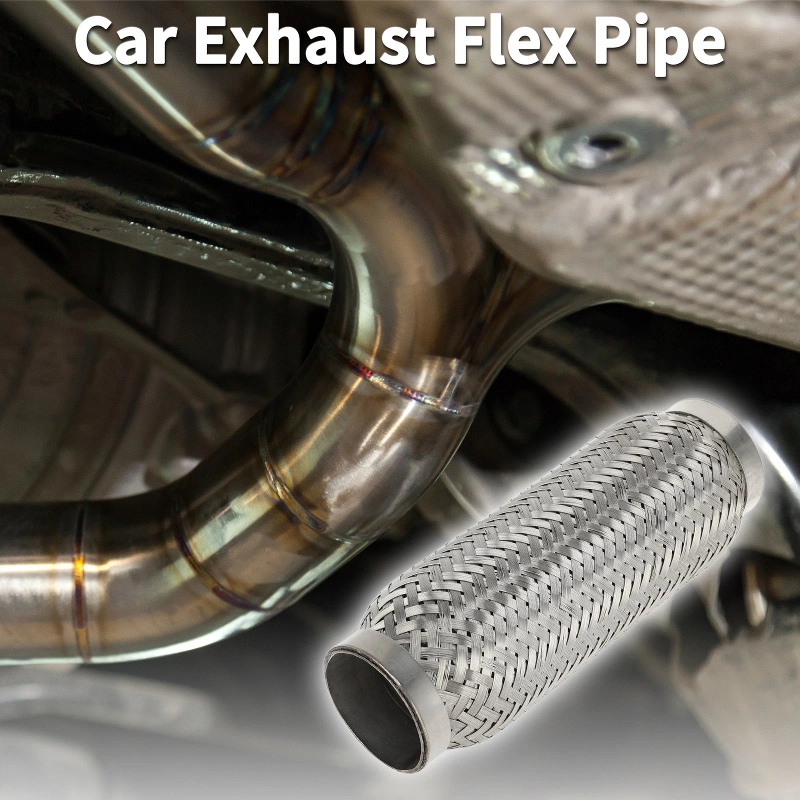 Exhaust Flex Pipe 2.16 Inch OD for Universal Applications (1Pc)