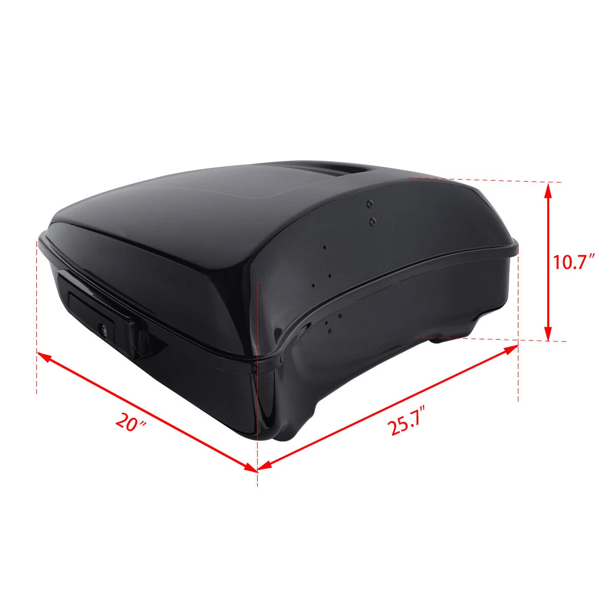 Trunk Backrest Rack Mount Docking Plate for Harley Touring (2014–2026)