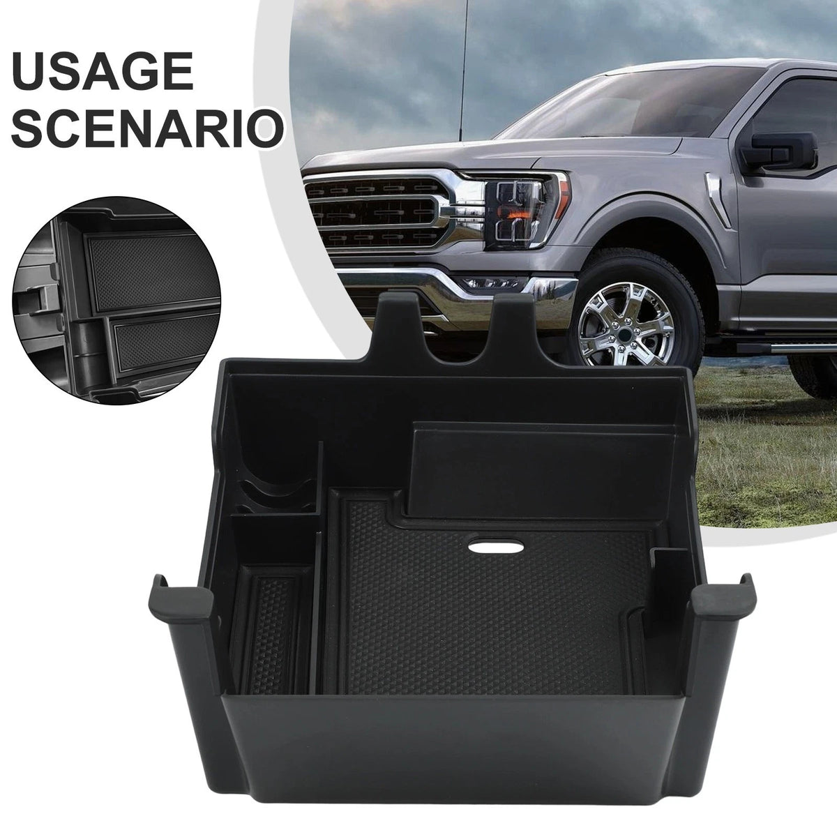 Upgrade Your Car's Interior with For Ford Edge 2124 Armrest Storage Box