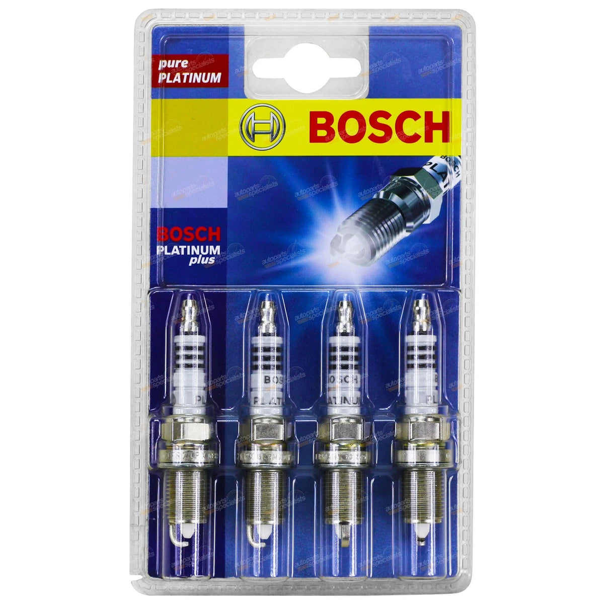 Set of 4 Bosch Platinum Spark Plugs for Mazda 3 BK (2006–2008)