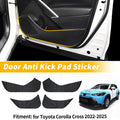Door Anti Kick Pad Scratch Protector for Toyota Corolla Cross (2022–2025)