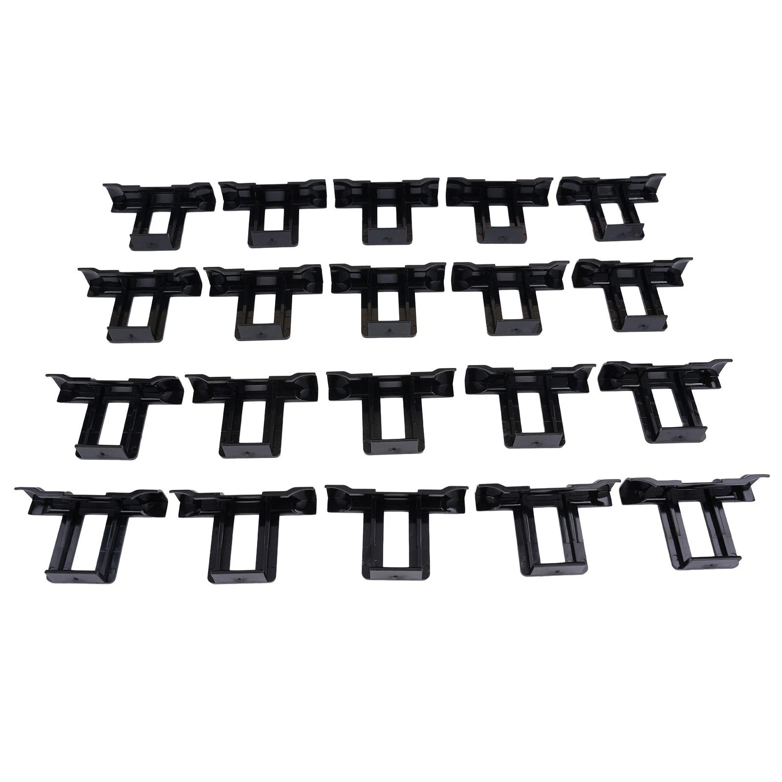 Set of 20 Plastic Mud Discharge Clips for Panels