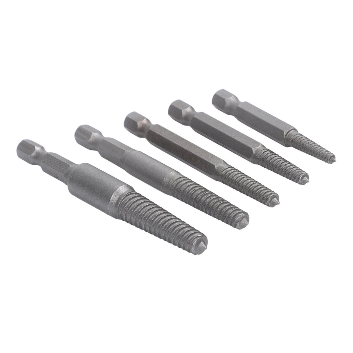 5 Pcs Hex Screw Extractors for Universal Use (1/4 Inch)