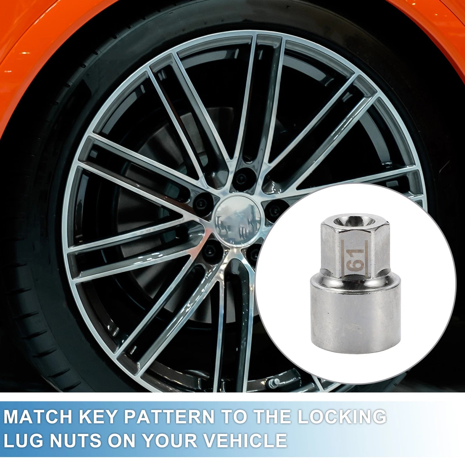 Wheel Lock Lugnut Key Socket for Porsche (#61)