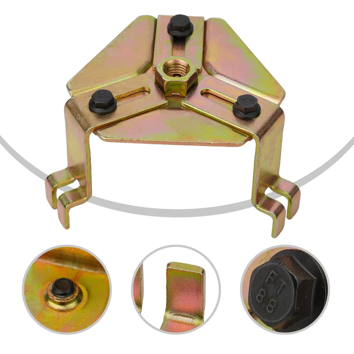3-Jaw Adjustable Alloy Fuel Pump Lid Remover Tool for Multiple Vehicles