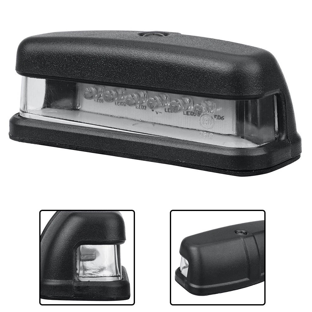 Truck Number Plate Light for Most Trucks (Low Power, Clear Lens)