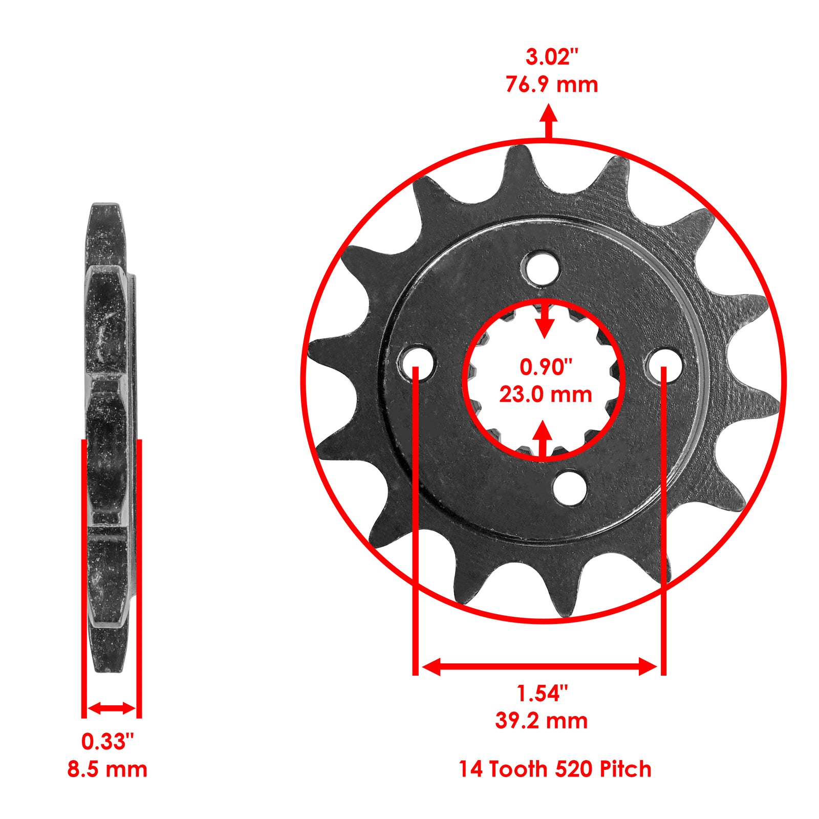 Drive Chain and Sprockets Replacement for Honda Sportrax 400 (2005–2014)